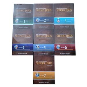 Marilyn Hickey Seeing Jesus Workbook Complete Set Vol 1-7 Bible Encounter Series